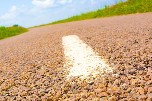 Highway in landscape