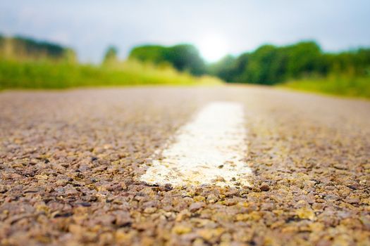 Highway in landscape