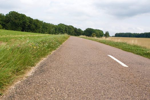 Highway in landscape