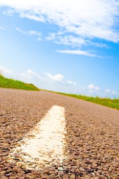 Highway in landscape