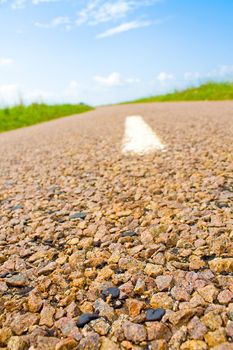 Highway in landscape