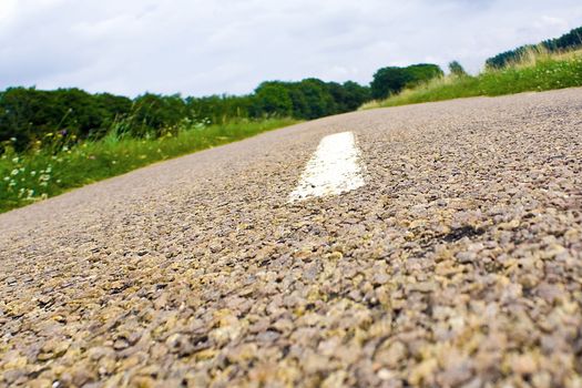 Highway in landscape