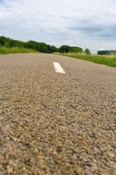 Highway in landscape