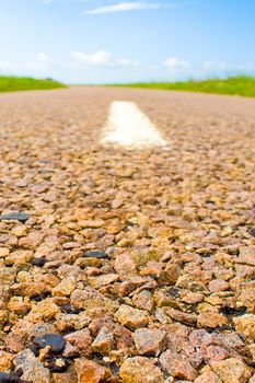 Highway in landscape