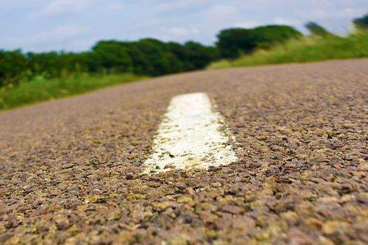 Highway in landscape