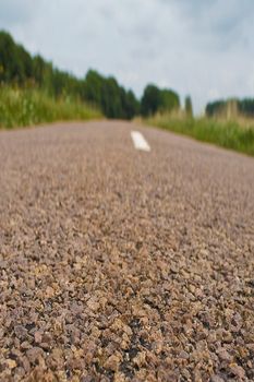 Highway in landscape