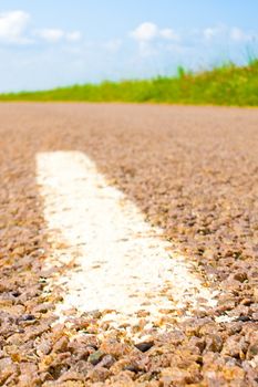 Highway in landscape