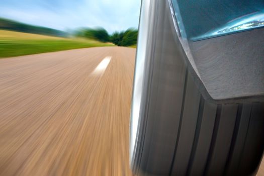 Highway in landscape