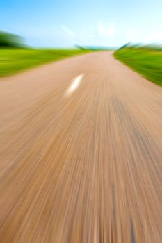 Highway in landscape