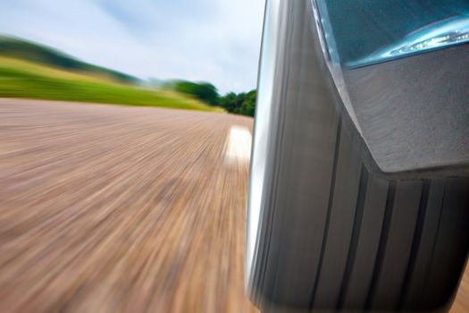 Highway in landscape