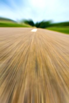 Highway in landscape