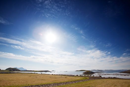 A coastal landscape in northern Norway