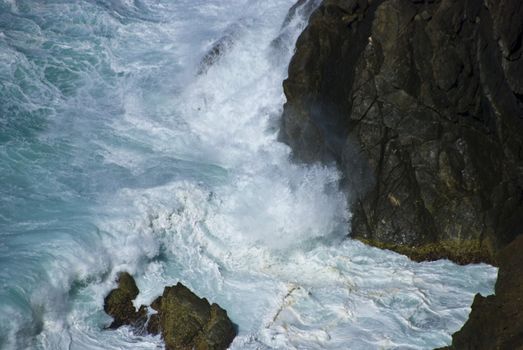 Waves Crushing on the Cliff, Gold Coast