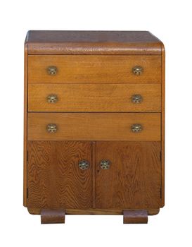 Antique Cabinet  isolated with clipping path       