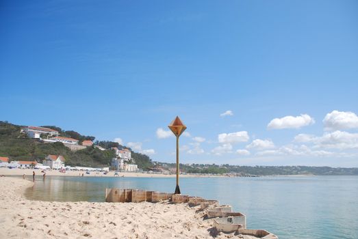 stunning and famous lagoon in Foz do Arelho, Portugal