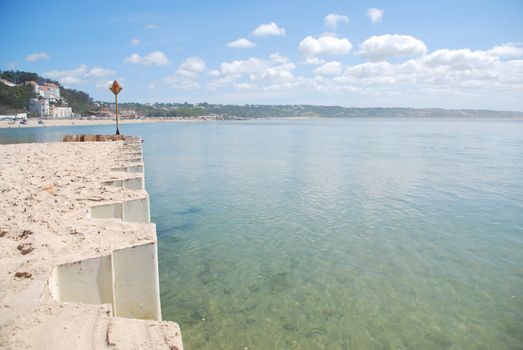 stunning and famous lagoon in Foz do Arelho, Portugal