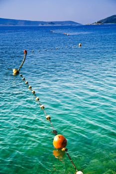 Blue water of Adriatic sea, Croatia, taken 2009