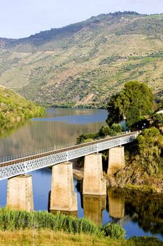 railway viaduct in Douro Valley, Portugal