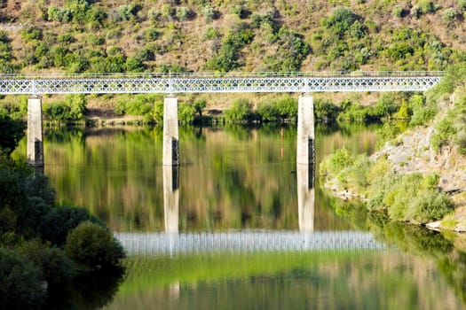 railway viaduct in Douro Valley, Portugal