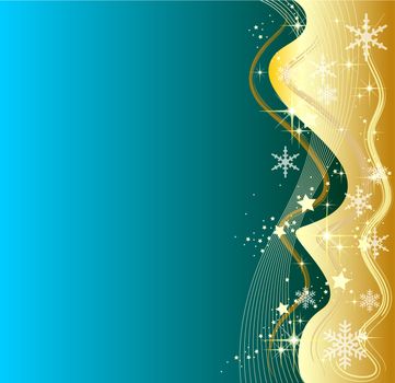 Illustration of a abstract christmas background