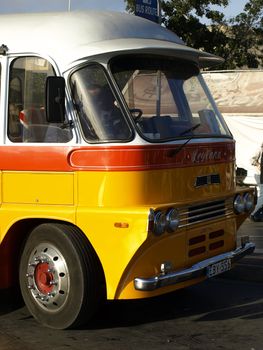 The legendary and iconic Malta public buses