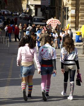 Scenes and details from the International Carnival of Malta 2008  