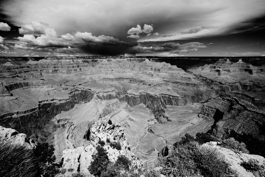 View of Grand Canyon Looking to the North Rim