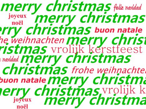 Christmas greeting in multiple languages