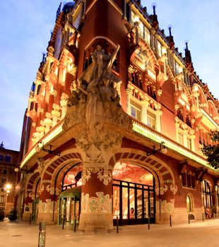 The Catalana Music Hall in Barcelona Spain