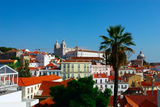  landscape of Lisbon.  Portugal
	 
