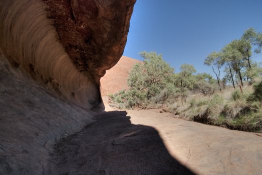 View of Uluru, Northern Territory, Australia, August 2009