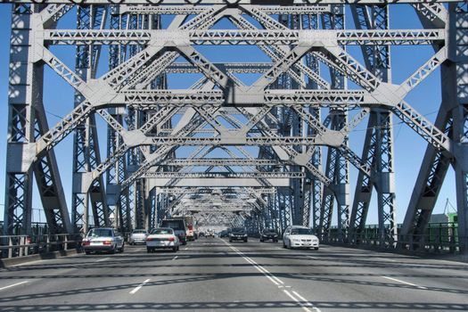 A Bridge of Brisbane in the Rush Hour, Australia