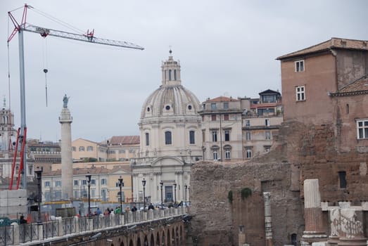 Construction in rome