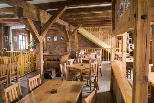 empty bar witch chairs and tables