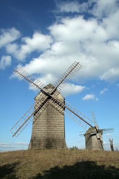 windmills in Lednogora (Poland)