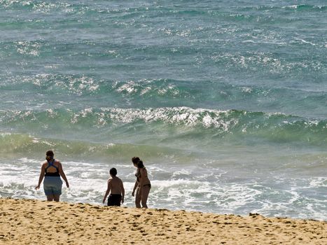 Beautiful Mediterranean beach on the island of Malta