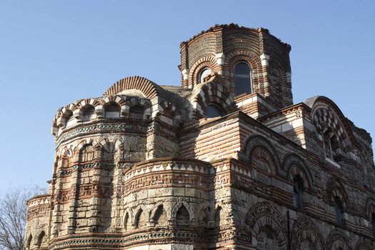 Antique small church in old city Nessebor