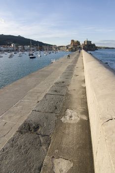 deep image of a walk by the sea in cantabria, spain