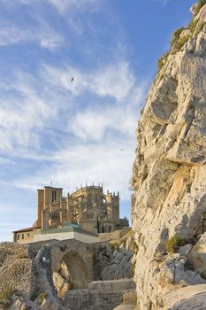 image of the great cathedral of castro by the sea