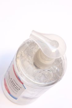 a bottle of hand sanitizer