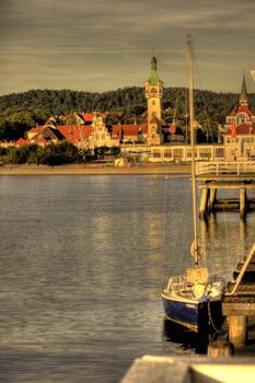 Polish tourist town on the Baltic Sea