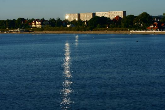 Polish tourist town on the Baltic Sea