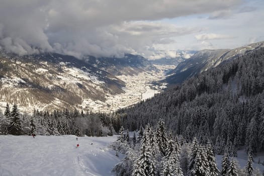 winter landscape - photo taken in italian dolomites