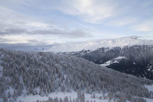 winter landscape - photo taken in italian dolomites