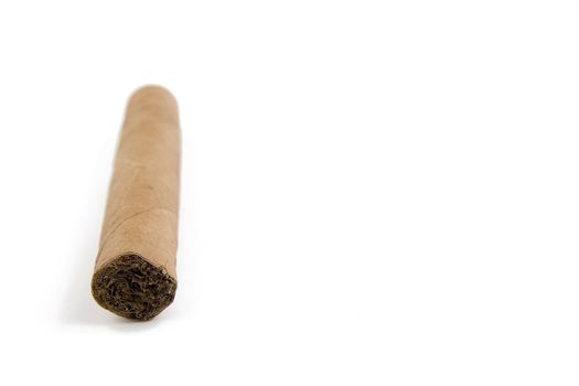 cuban cigar isolated on white background