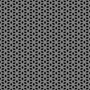 seamless texture of ornamental silver pattern on black