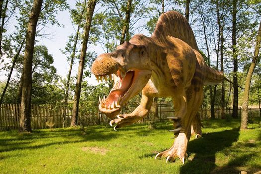 Jurassic park - set of dinosaurs - Spinosaurus aegyptiacus
