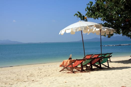 Tropical Beach scene