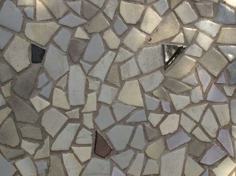 Pavement (sidewalk) with tiles useful as a background