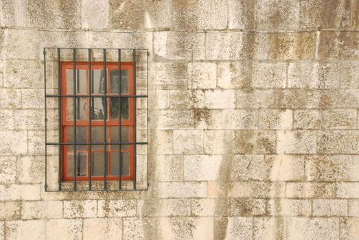 ancient window of a medieval building